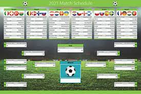 Save 20% sitewide on products with personality. Euro 2020 2021 Football Match Fixtures Schedule Wallchart Planner Poster Ebay