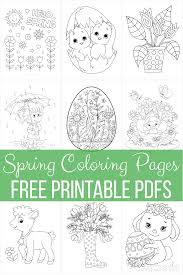 A set of worksheets introducing the basic colors (blue, red, green, orange, pink, brown, yellow these colors worksheets help students learn the basic colors; 65 Spring Coloring Pages Free Printable Pdfs