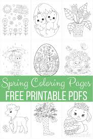 Our spring coloring pages are just what you need to keep the kids happily occupied this season. 65 Spring Coloring Pages Free Printable Pdfs