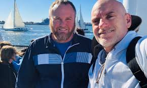 New Years biking over the water with Darryl