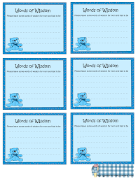 Our printable and ecard christmas cards make card sending an affordable tradition. Free Printable Words Of Wisdom Game For Baby Shower