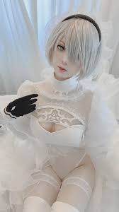 View 2B white wedding dress (puutin_cos) for free | Simply-Cosplay