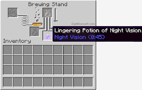 It increases the attack damage. Learn About Lingering Potions In Minecraft Now Make A Lingering Potion Of Night Vision In 1 9 And M Brewing Recipes Potions Recipes Minecraft Potions Recipes