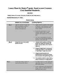 4th Grade Music Curriculum By Easy2plan Teachers Pay Teachers