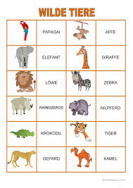 Zum memoryspiel tierspuren memory tierspuren tierspuren im. Memoryspiel Wilde Tiere Deutsch Daf Arbeitsblatter