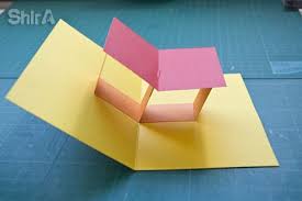 Pop Up Tutorial 3 Table Top Or Floating Plane Technique Cards Handmade Pop Up Cards Card Tutorials
