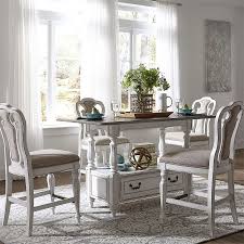Magnolia Manor Counter Height Dining Set Liberty Furniture Solid Wood Dining Chairs Dining Room Sets