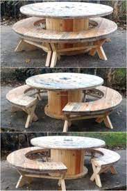 37 Diy Pallet Furniture Project Godiygo Com Recycled Pallet Furniture Pallet Patio Furniture Spool Furniture