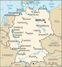 Pozitia geografica franta este situata in vestul europei; Geografia Germaniei