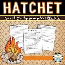 Hatchet Novel Study Unit Free Sample Hatchet Novel Study Hatchet Novel Novel Studies