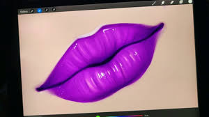 How To Draw Lips The Easy Way Art In Procreate Youtube