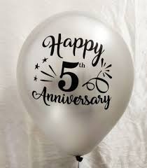 During our 5th anniversary event, anniversary crowns will be tracked at a community level with multiple shared goals. The Magic Store Happy 5th Anniversary Party Balloons Pack Of 30 At Rs 273 Packet Happy Birthday Balloon à¤ª à¤° à¤Ÿ à¤— à¤¬ à¤¬ à¤° Whaleman Advertising Delhi Id 22966467055