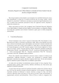 Comunicat judecătorii curţii constituţionale, reuniţi în plen la data de 22 august 2012, luând act de continuarea atacurilor unor autorităţi publice şi mijloace de informare în masă la adresa curţii constituţionale, ţinând seama de raportul comisiei europene către. Doc ComparaÈ›ii ConstituÈ›ionale Mandiuc Diana Andreea Andreea Mandiuc Academia Edu