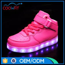 China Magic Lace Kids Led Shoes Pink Led Light Up Shoes For Girl China Kids Led Shoes And Pink Led Shoes Price