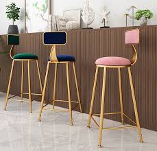 Black And Gold Bar Stools Australia Gold Velvet Bar Stool Elegant Bar Stools Bar Stools Colorful Bar Stools