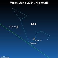 June 16 is the 167th day of the year (168th in leap years) in the gregorian calendar; Earthsky Moon Sweeps Near Regulus June 15 And 16