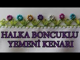 Ev Hanimi Igne Oyasi Halka Boncuklu Yemeni Kenari 58 Oya Guller Basortusu