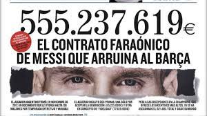 Trabas económicas hicieron fracasar la esperada firma de un nuevo contrato de lionel messi con el fc barcelona, el club catalán al que llegó con apenas 13 años. Lionel Messi Barcelona Niega Que Haya Filtrado Millonario Contrato Del Argentino Rpp Noticias