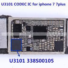 Three plaintiffs are named in the suit, each of whom saw their iphone 7 succumb to a claimed defect. 5pcs Lot Original New 338s00105 Big Large Audio Ic U3101 For Iphone 7 7p 7 Plus Ring Ic Chip Mobile Phone Circuits Aliexpress