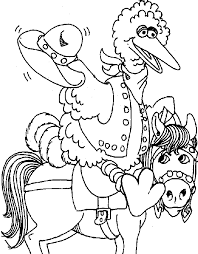 The bird and the nest. Big Bird Coloring Page Coloring Home