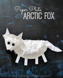Paper Plate Arctic Fox Craft For Kids Winter Animal Crafts Arctic Animals Crafts Animal Crafts For Kids