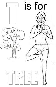 Has been added to your cart. Yoga Pose Like Tree Letter T Coloring Page For Kids Coloring Pages For Kids Coloring Pages Coloring Pages For Boys