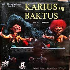 Den norske dukkefilmmager ivo caprino (født 1920) er kendt og elsket i den vide verden for sine korte dukkefilm og ene spillefilm »bjergkøbing grand prix«, men ingen af hans film er så populær som klassikeren »karius og baktus«, der i mange år har ligget øverst. Super8database Karius Og Baktus