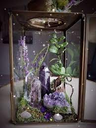 Healing Crystal Garden Terrarium Magical Decor Crystal Garden Terrarium Fairy Garden Diy