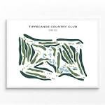Tippecanoe Country Club, Ohio | Golf Course Map, Golf Map, Golfer ...