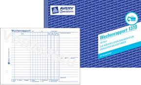 Hier finden sie verschiedene wochenplaner für schule, studium und berufsalltag. Vorlagen Fur Wochen Raporte Wochenrapport 1310 Avery Zweckform Rechnungsmuster Mit Inhaltlicher Vollstandigkeit Der Rechnungsvorlagen
