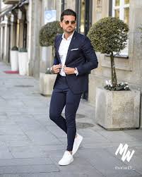 For those more concerned with comfort, new balance is a great starting point. How To Wear White Sneakers With Suit Uvmensfashion Suits And Sneakers Sneakers Outfit Men Men Fashion Casual Shirts