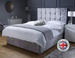 Plus, create a wish list with a wedding or gift registry. Revive Direct Premium Silver Crush Velvet King Bed With Mattress Headboard And Chrome Feet Memory Foam Mattress Included 5ft King Size 0 Drawers Buy Online In Bermuda At Bermuda Desertcart Com Productid 200573649