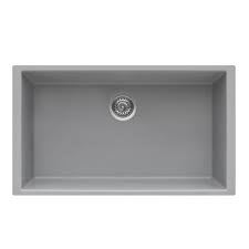 Undermount kitchen sinks are popular for combining style and function in a modern kitchen. 30 X 17 Inch Granite Composite Undermount Single Bowl Kitchen Sink Silver Gray Ruvati Usa