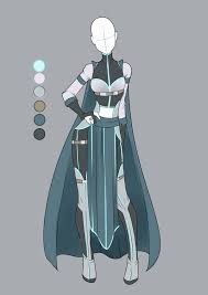Anime Black And Blue Outfits Commission December 02 Outfit By Violetky On Deviantart Fantasy Clothing Art Clothes Anime Outfits