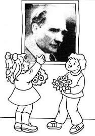 10 Kasim Boyama Sayfalari Okul Oncesi Okul