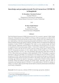 The prime minister of bangladesh sheikh hasina has written to the chief minister of the indian state of assam, with a focus on shared economic development and connectivity. Pdf Knowledge And Perception Towards Novel Coronavirus Covid 19 In Bangladesh