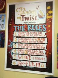 Get 37 painting with a twist coupon codes and promo codes at couponbirds. The Rules At Painting With A Twist Picture Of Painting With A Twist Newark Tripadvisor