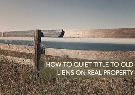 I wouldn't try doing it myself. How To Quiet Title To Old Liens On Real Property Schorr Law A Professional Corporation