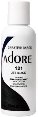 Explore more like adore blue hair color chart. Creative Images Systems Adore Semi Permanent Hair Color Jet Black 121 4 Fl Oz Walmart Com Walmart Com