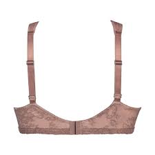sujetador reductor, sin aros, relleno fino, abby, rosa faia.