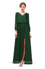 Colsbm Carey Hunter Green Bridesmaid Dresses Long Sleeve Bridesmaid Dress Long Green Bridesmaid Dresses Olive Green Bridesmaid Dresses