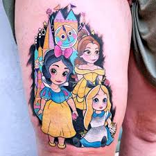 You can decide which character appeals to you the most cinderella, aurora, ariel, snow white, belle. 55 Disney Princess Tattoos That Honor Beauty And Strength