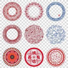 中国风花纹素材青花祥云花纹证书花纹chinese style pattern material blue and white auspicious pattern certificate patte decorative plates decor home decor