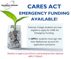 The bill — the emergency money for the people act — was proposed by reps. Cares Act Emergency Funding Palomar College Camp Pendleton