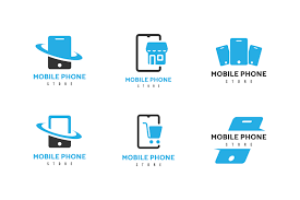 Mobile Phone Store Logo By Imaginicon Thehungryjpeg Com Mobile Phone Shops Phone Store Mobile Phone