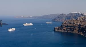 Crater Rim View From Athinios Port Santorini Greece 03 Santorini Santorini Greece Greece Travel