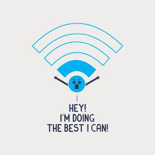 Slow Wifi Connection Saying It S Doing Its Best Wifi Funny Wifi Quote Funny Illustration