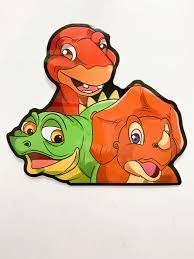 Land Before Time - Littlefoot, Cera and Spike Peeker Decal Vinyl Stickers |  JDM Stuff