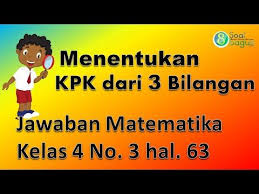 Pin Oleh Soal Di Bank Soal Di 2020 Matematika Kelas 4 Matematika Youtube