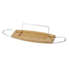 For those who gravitate towards stylish clear accents, this acrylic bathtub tray feels extra glam, thanks to its thick width and stainless steel handles. Canvas Bamboo Bathtub Caddy Canadian Tire